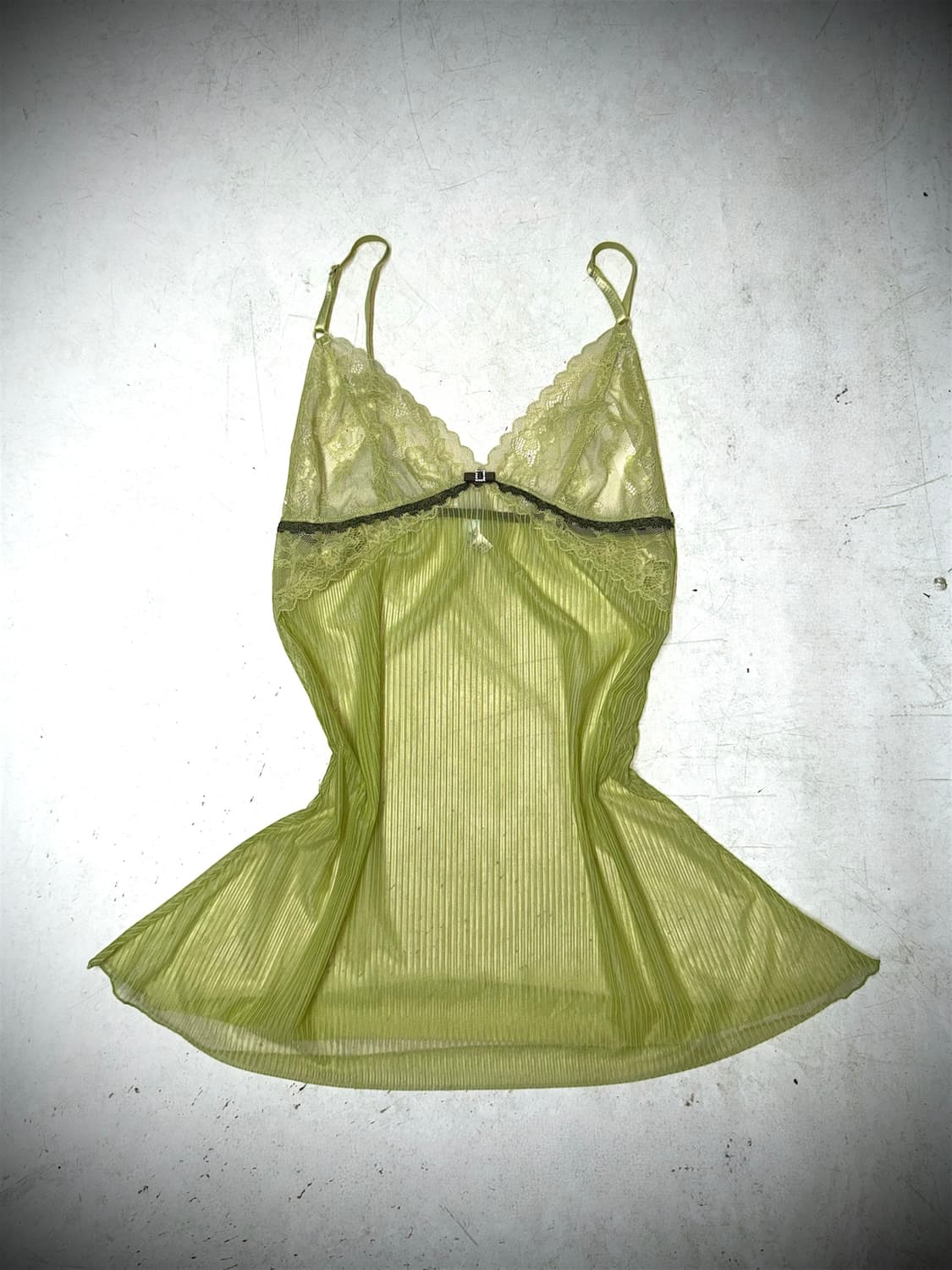 Light green lace camisole 상품이미지1