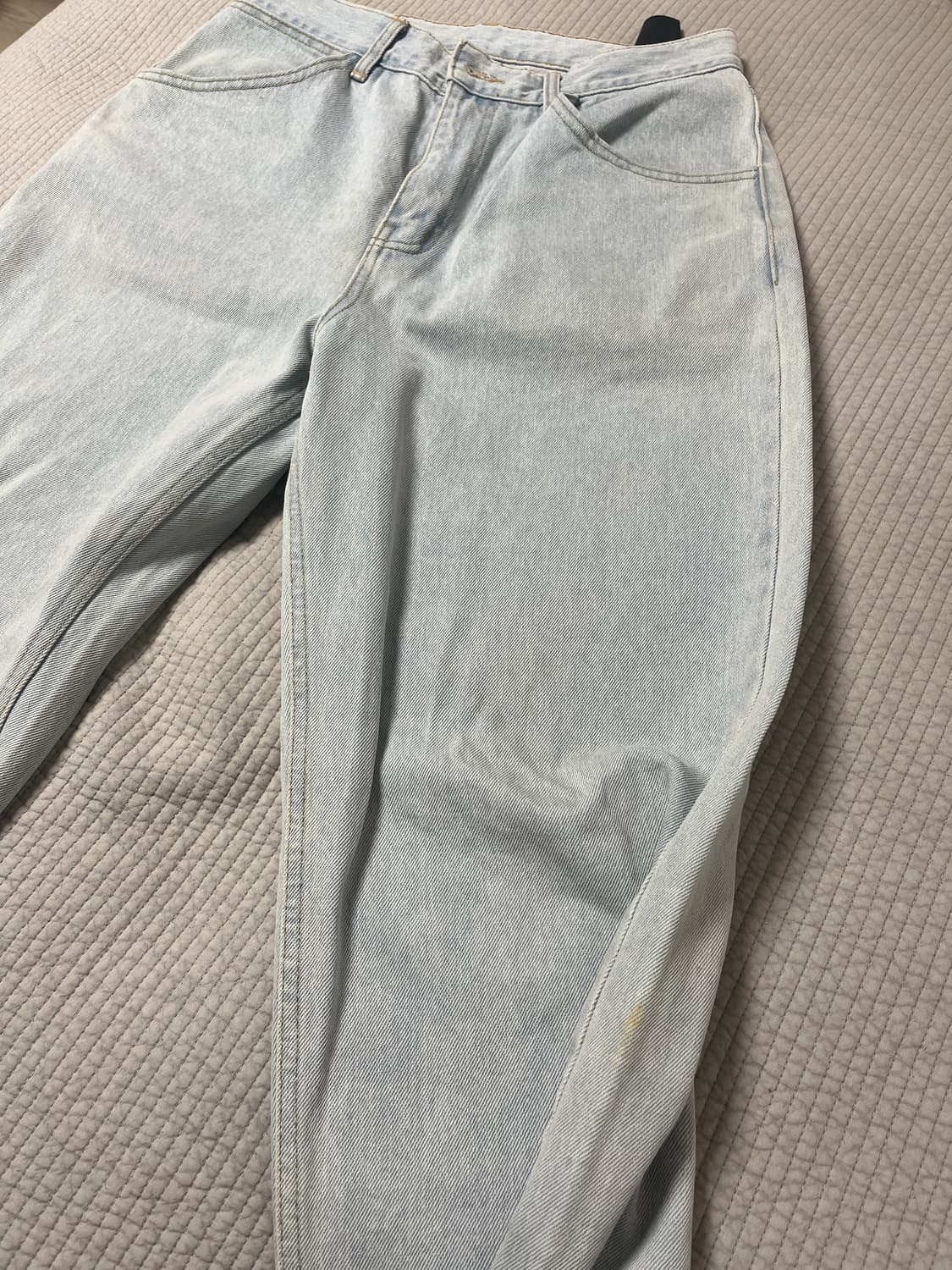 플라스틱 프러덕트 연청 데님 상품이미지5