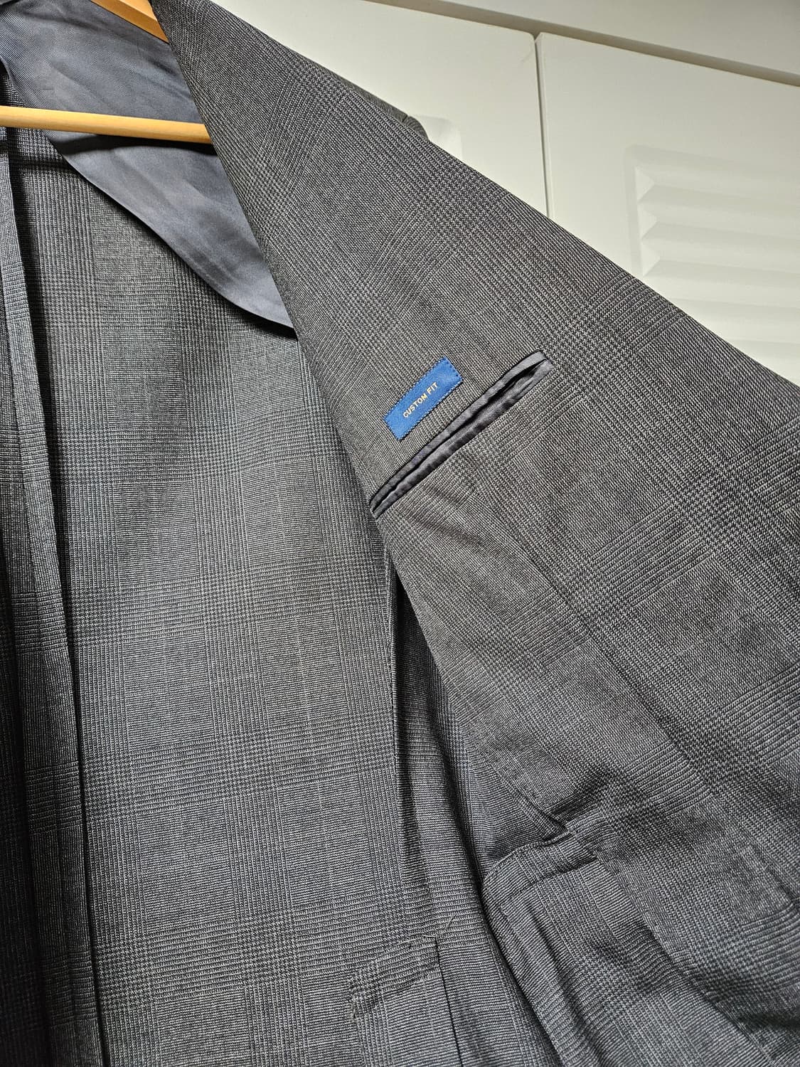 폴로 랄프로렌 글랜체크 블레이저 38R 판매합니다. 상품이미지2