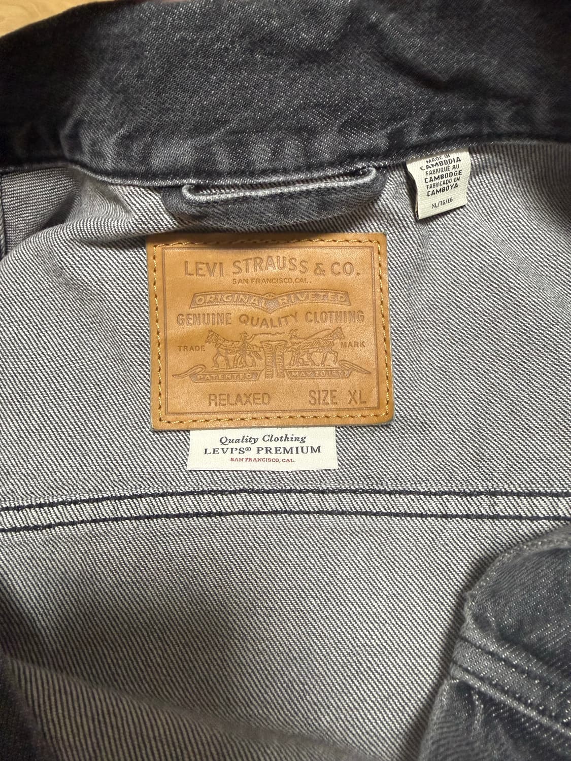 리바이스 흑청자켓 1세대 상품이미지4