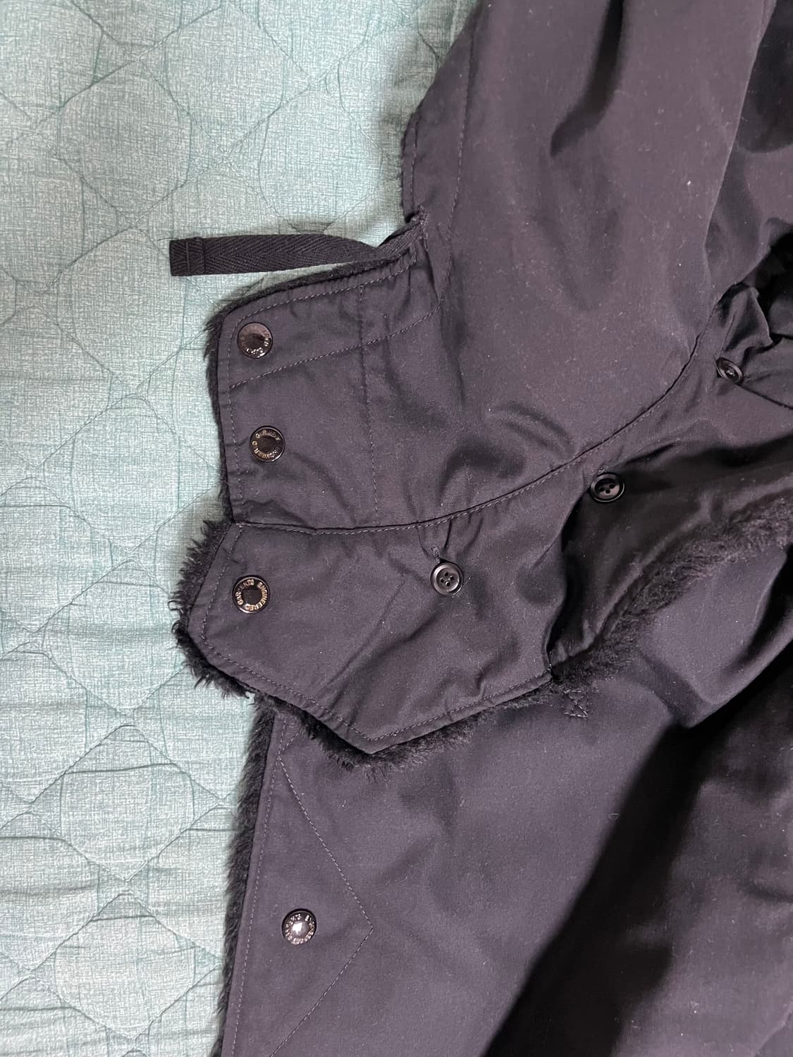 엔지니어드 가먼츠 퍼 점퍼 코트 블랙 Msize 상품이미지7