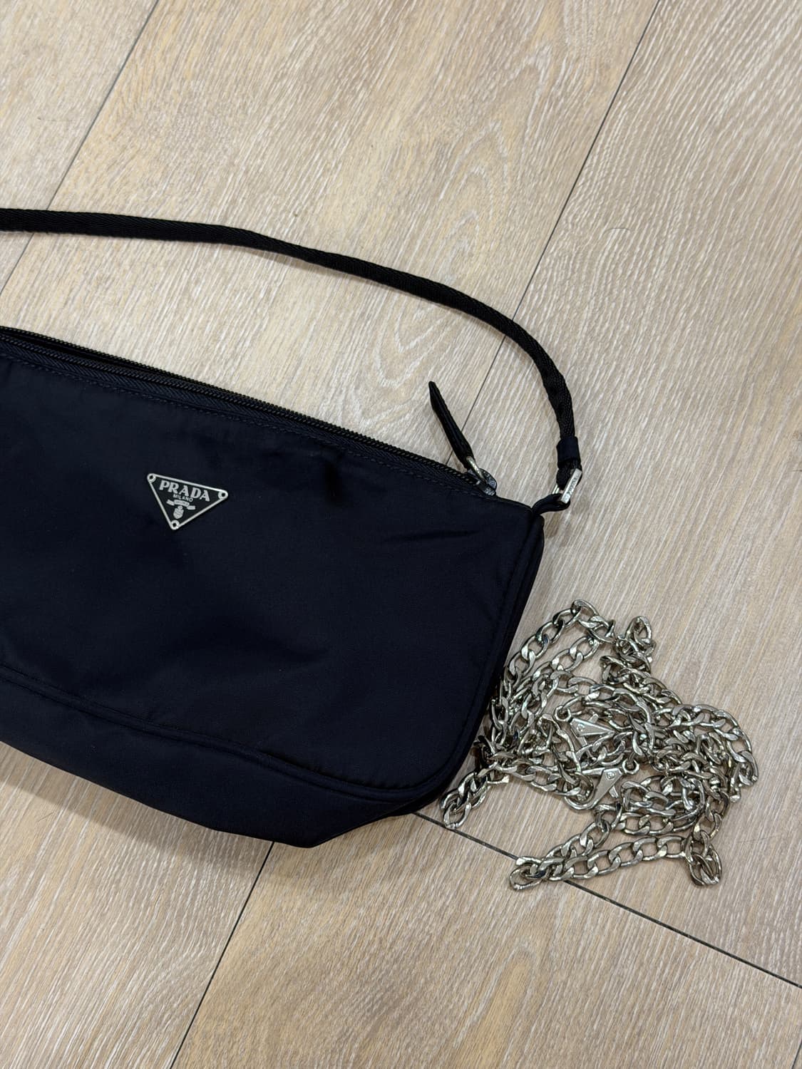 프라다 빈티지 포코노 미니 파우치백 상품이미지7