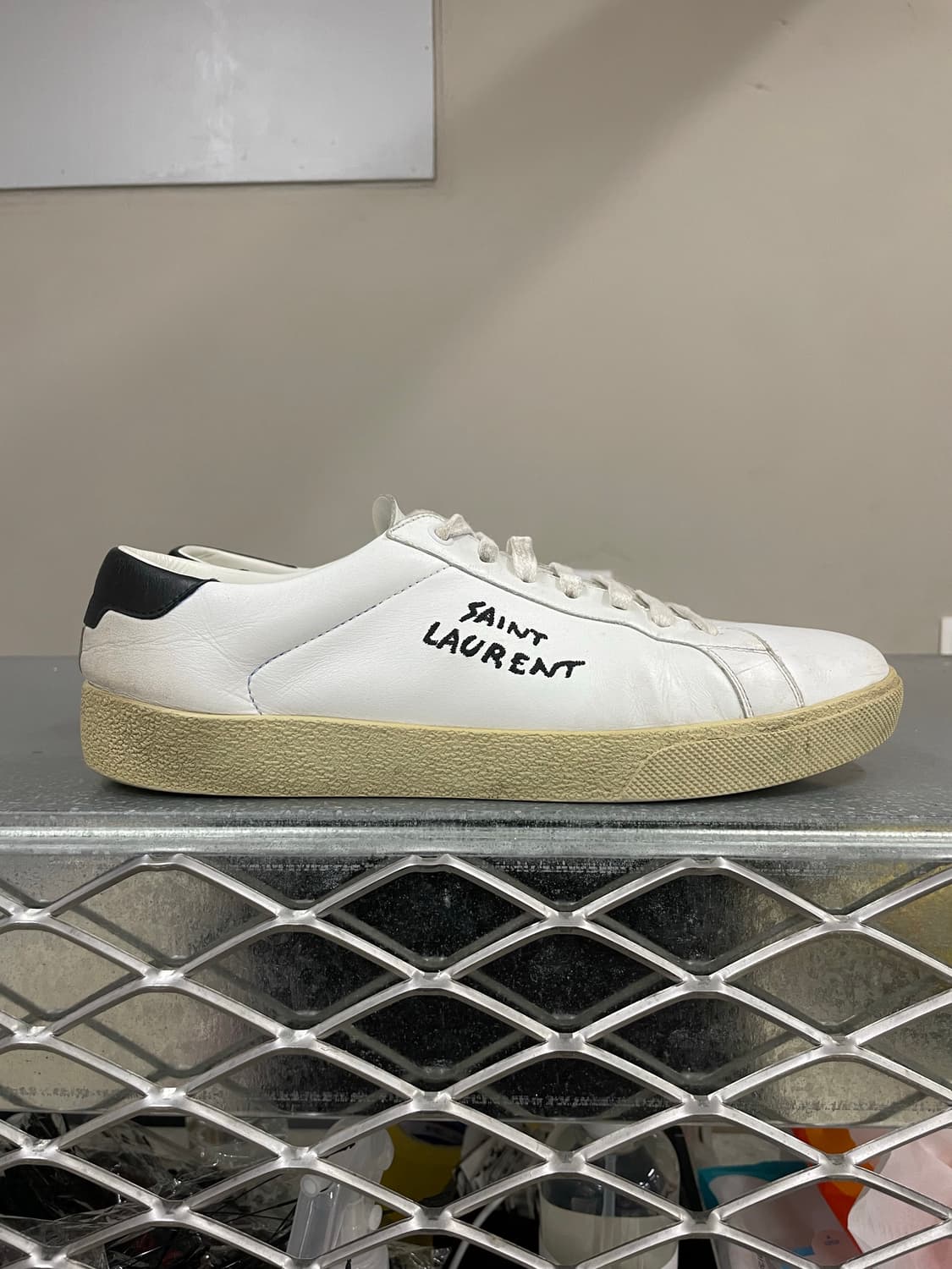 생로랑 코트 클래식 화이트 41.5 상품이미지4