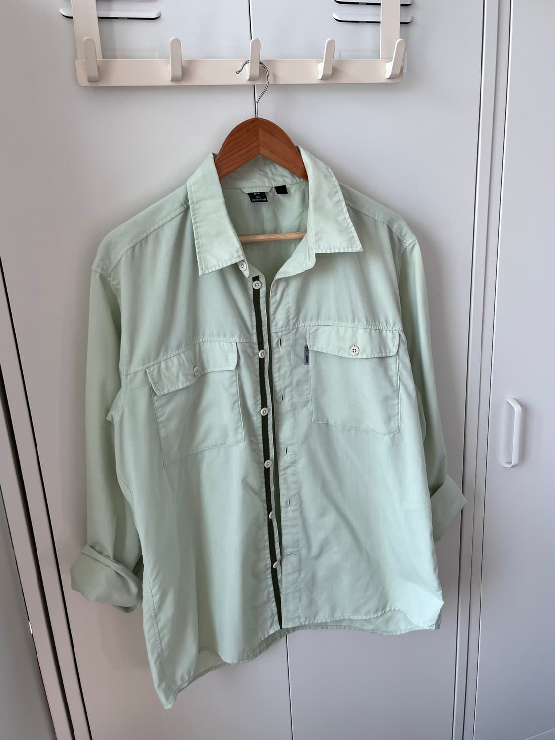 Montbell 몽벨 민트 오버핏 셔츠 남방 상품이미지7