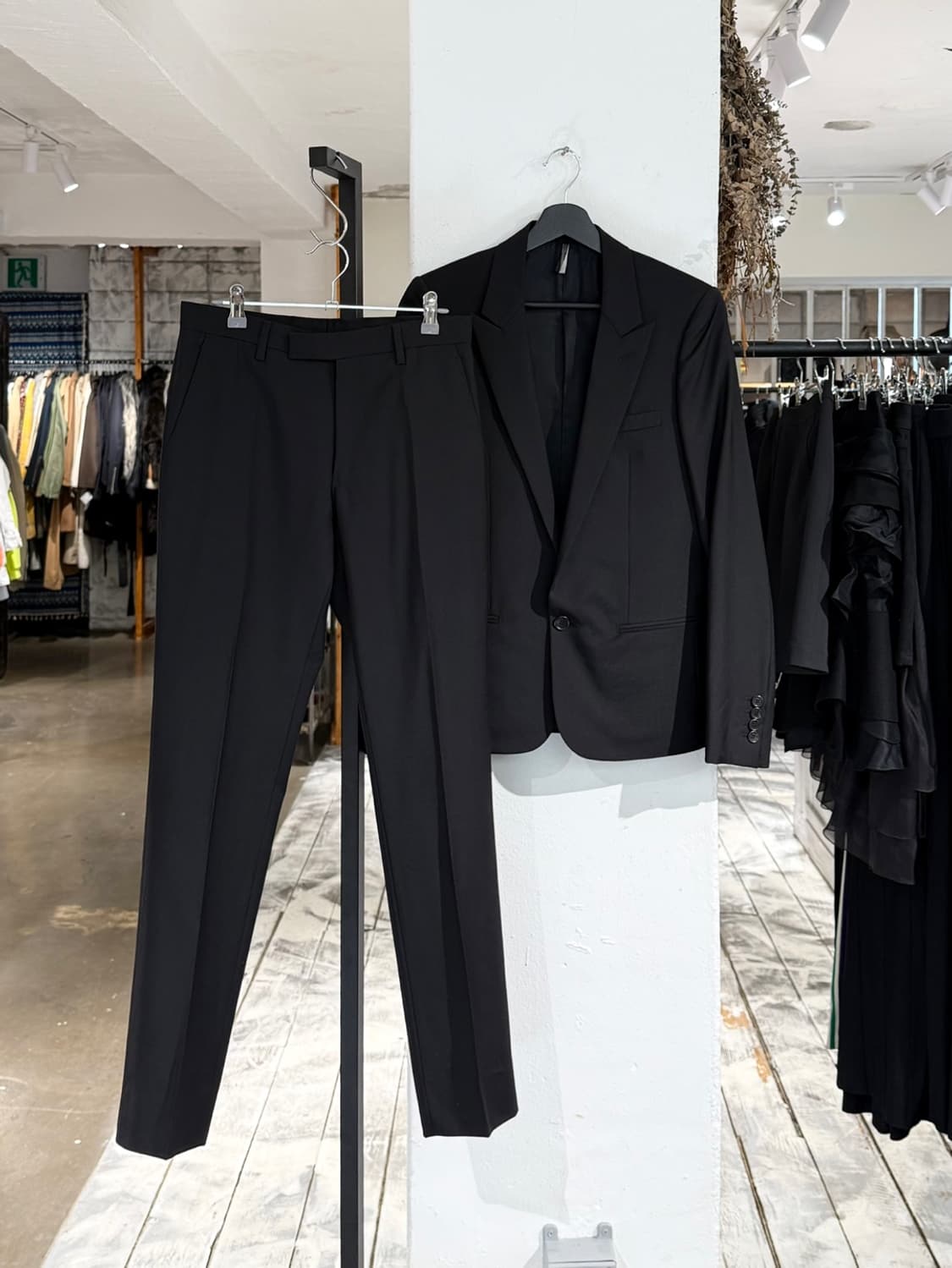 디올 옴므 블랙 원버튼 블레이저 셋업 상품이미지1