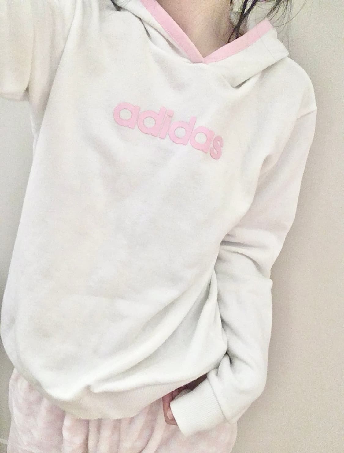 아디다스 흰핑 로고 후드티 스포티 히메갸루 상품이미지2