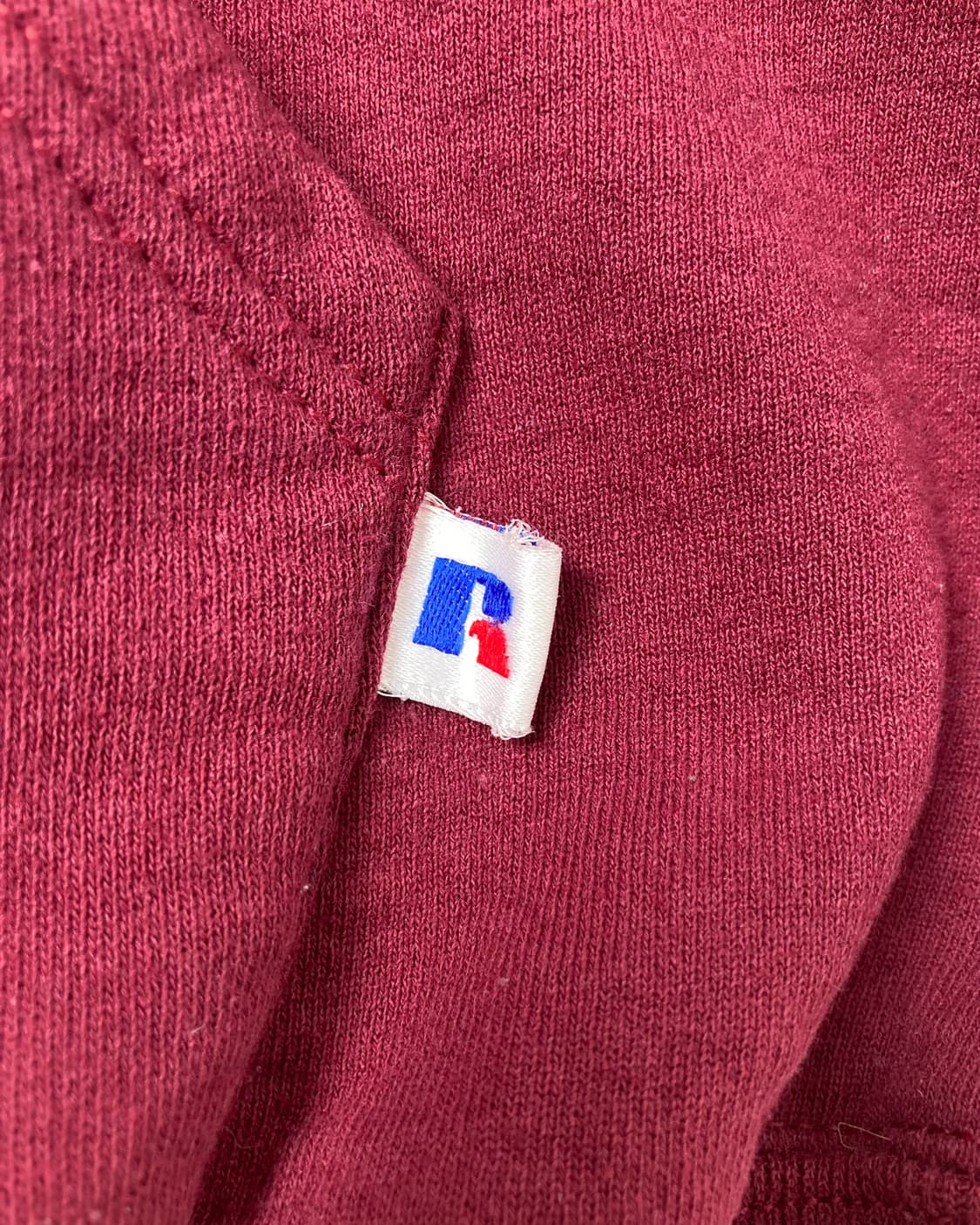 90s Russell Zip Up Hoodie (burgundy) 상품이미지5