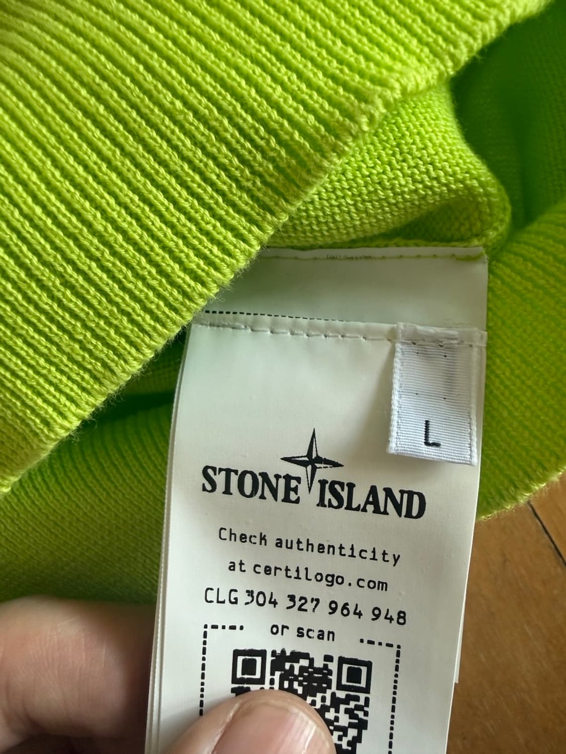 스톤아일랜드 니트 소프트 코튼 크루넥 상품이미지6