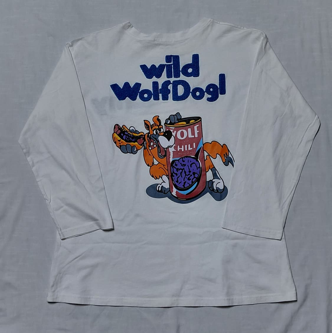 (M) SHEENA 레트로 팝 늑대 입체자수 티셔츠 상품이미지1