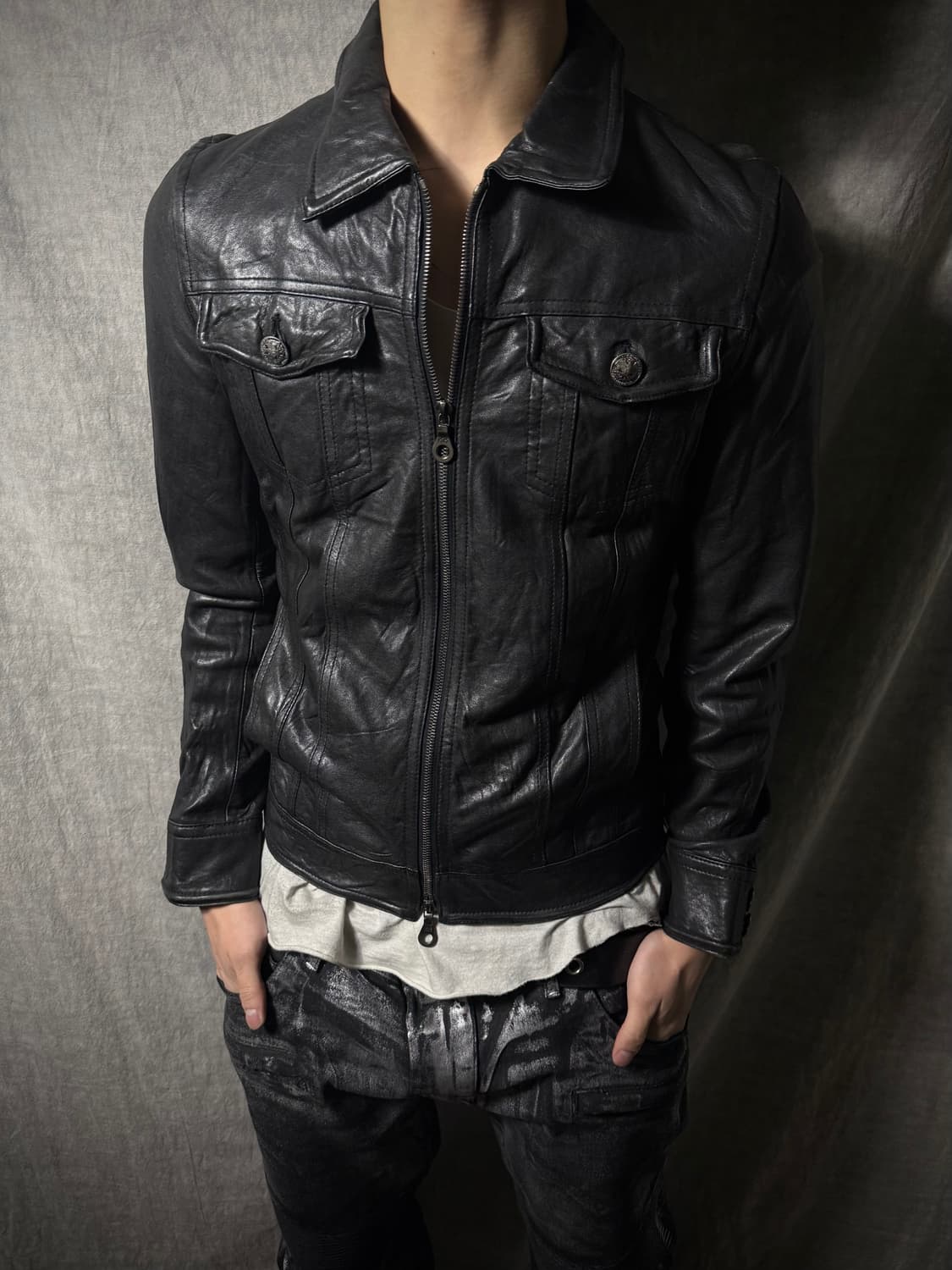 Jackrose Lamb Leather Jacket   상품이미지1