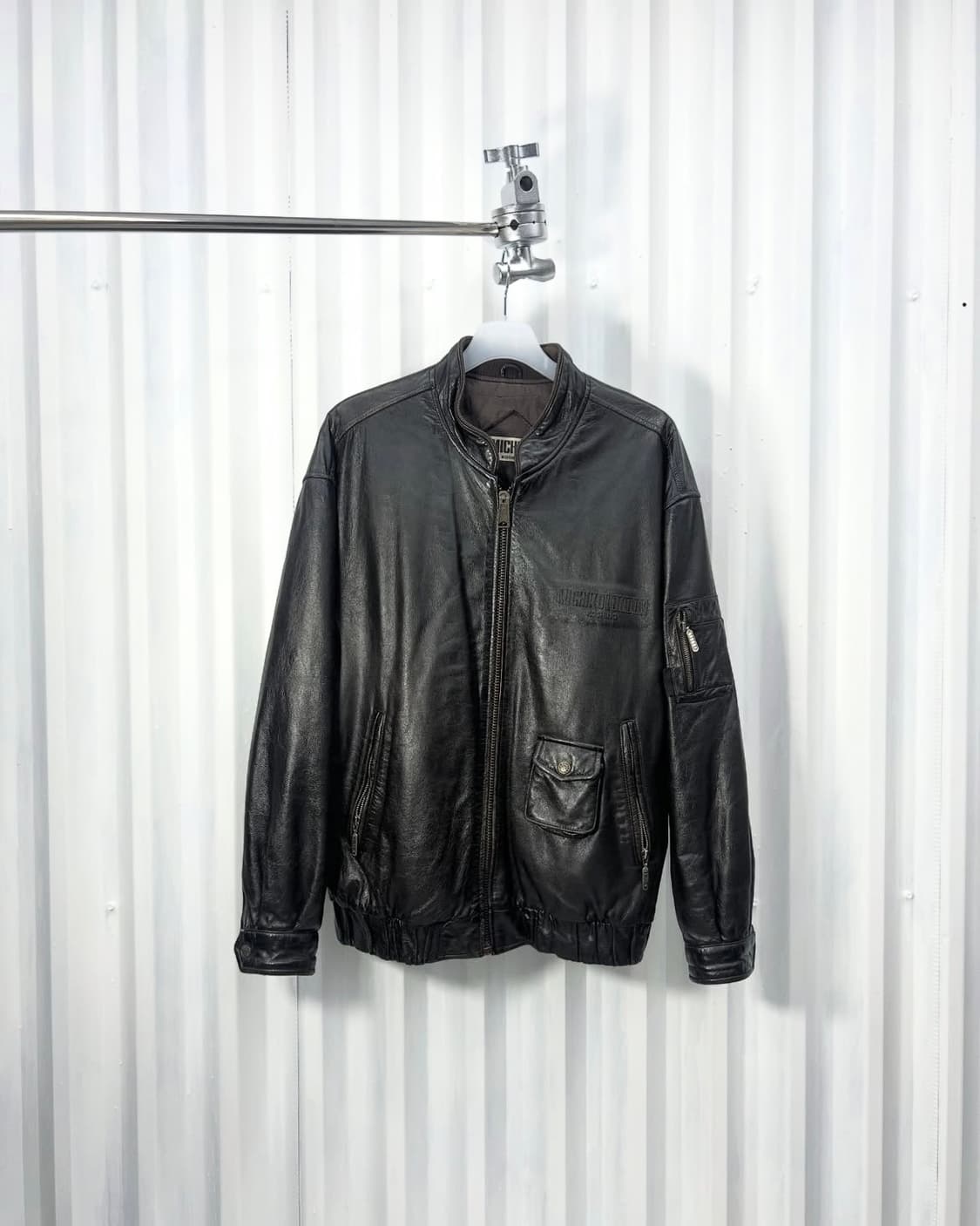 90s) Michiko Koshino cowhide bomber 상품이미지2