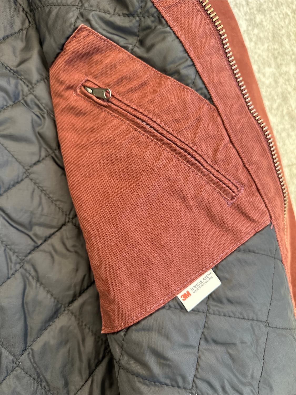 [XL] 칼하트 J130 워시드 덕 엑티브 자켓 다크시더 상품이미지5