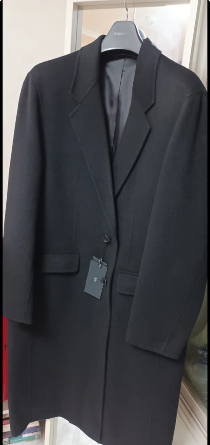 [x-mas 선물] 송지오핸드메이드 코트 100-새상품23fw검정 상품이미지3