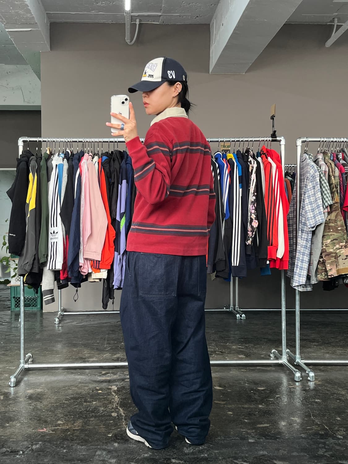 노티카 카라 긴팔 티셔츠 상품이미지5