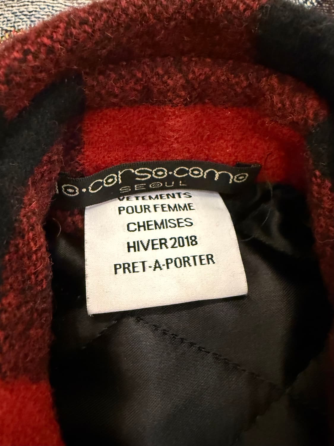 2018 베트멍 버팔로 체크 패딩 셔츠자켓 상품이미지6