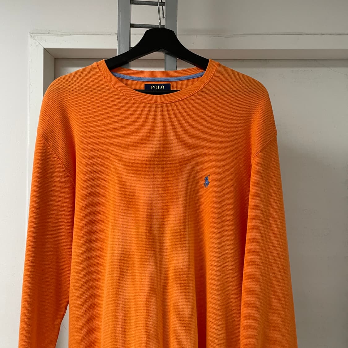 폴로 랄프로렌 와플 긴팔 티셔츠 오렌지 L 상품이미지2