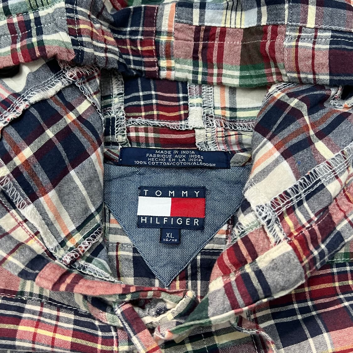 [95-100] 타미힐피거 패치워크후드셔츠 상품이미지3