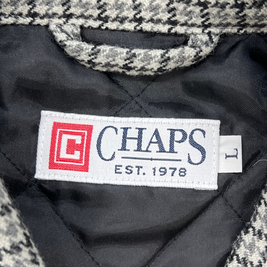 챕스 랄프로렌 체크 울 코트 r2568 상품이미지5