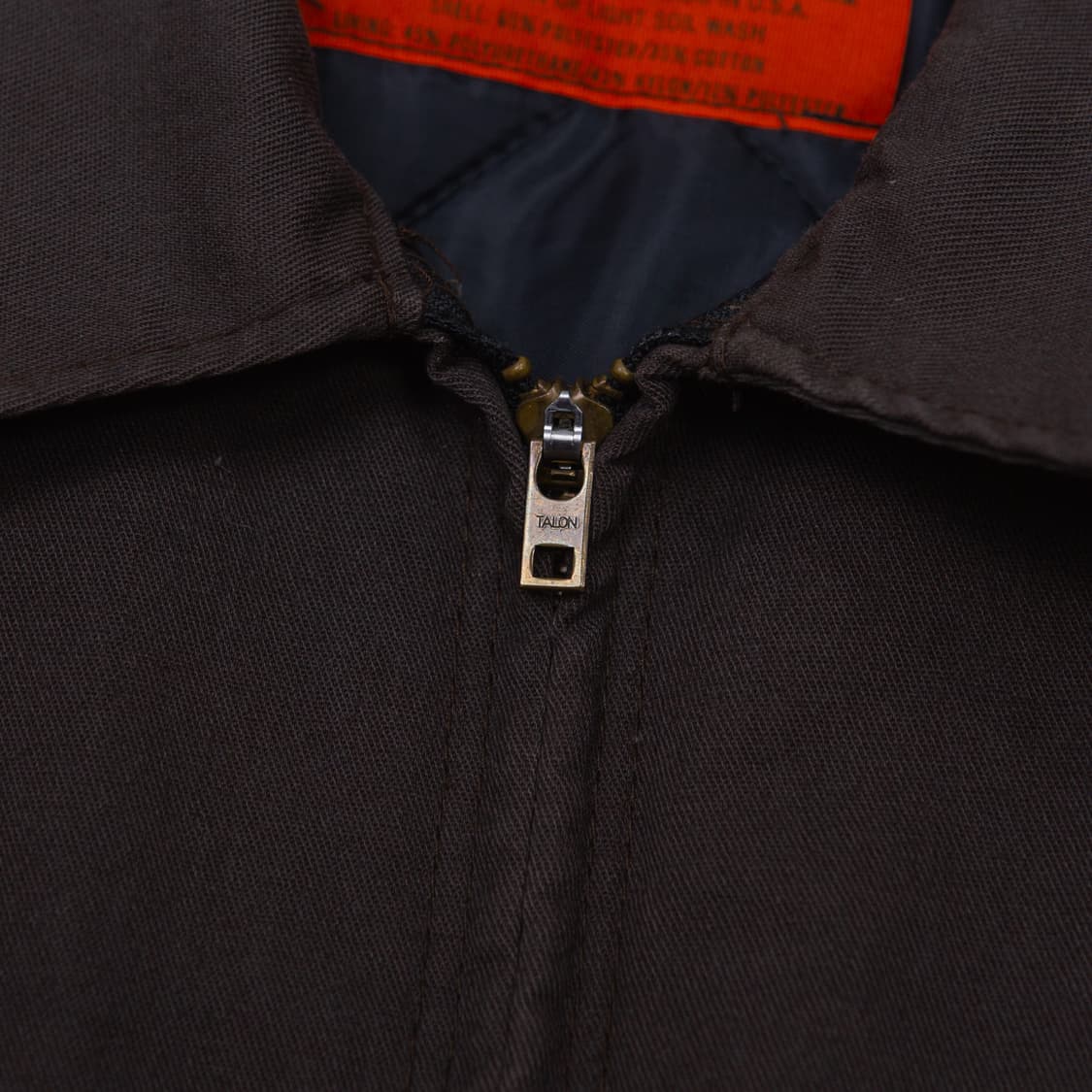 80s Red Kap 65/35 워크 자켓 브라운 상품이미지4