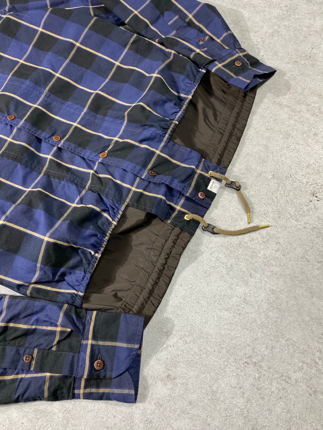 [2] Kolor Beacon 컬러 비콘 나일론 레이어드 셔츠 상품이미지3