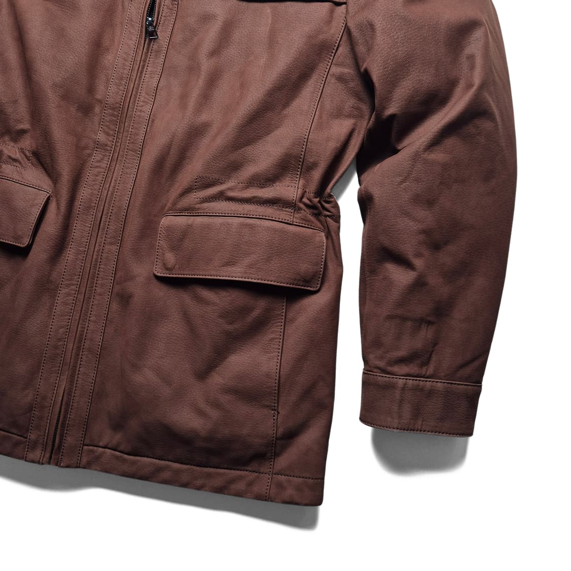 [105] 마에스트로 소가죽 구스다운 패딩자켓 상품이미지5