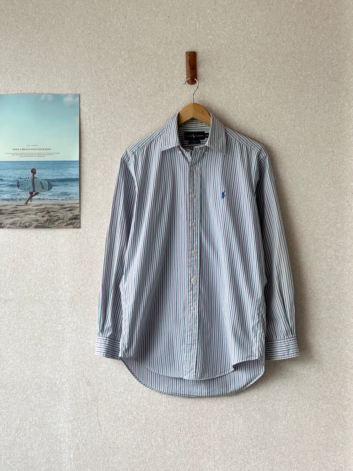 폴로 랄프로렌 스트라이프 셔츠 S (100) 상품이미지1