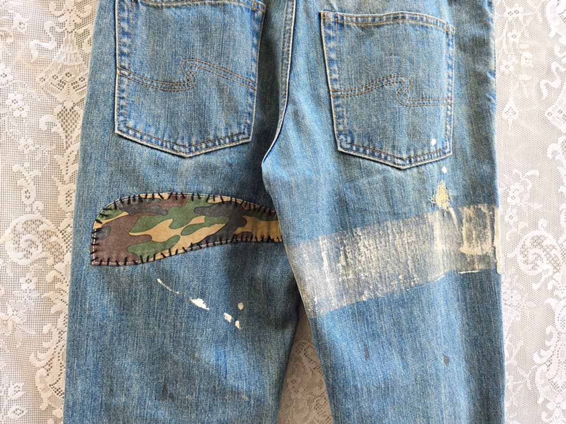 본즈 앤 피스 카모패치워크 데님 상품이미지7
