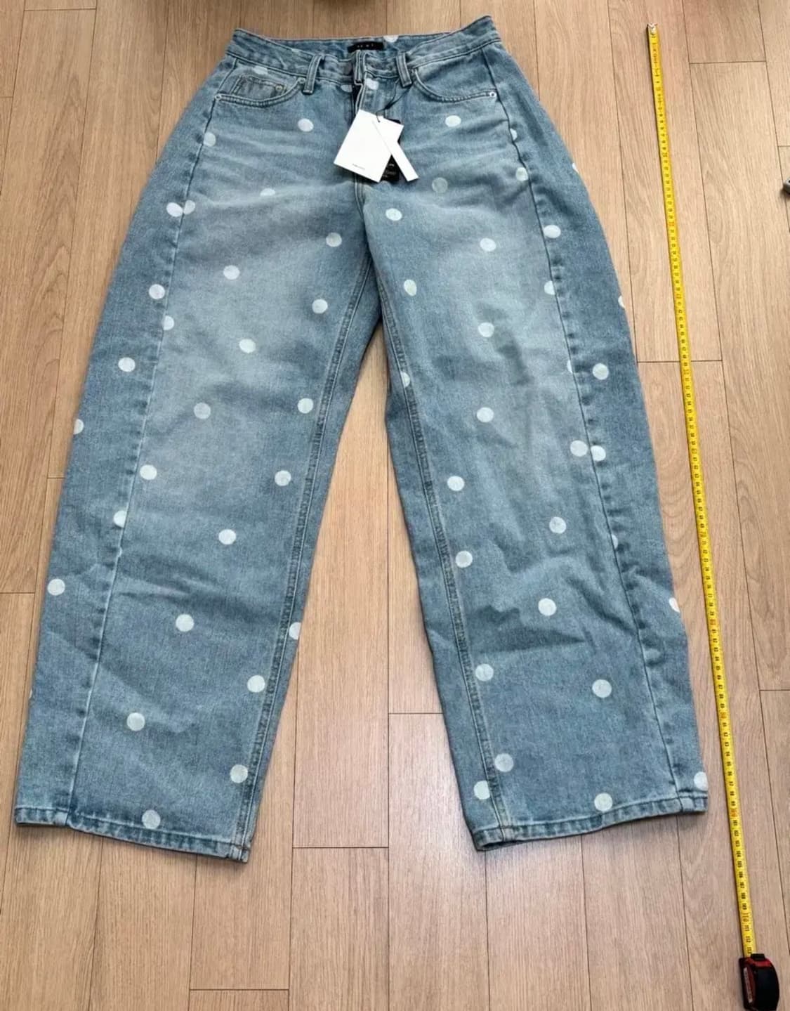 바니쉬먼트 Dot Dot denim light blue 도트 데님 팬츠 상품이미지4