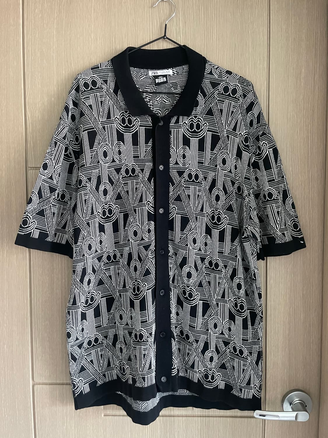 Zara Dias Faes 콜랍 아메카지 히피 니트 셔츠 상품이미지1