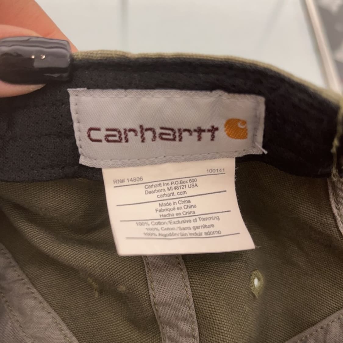 칼하트 빈티지 말차카키 스냅백 볼캡 모자 C07476 상품이미지4