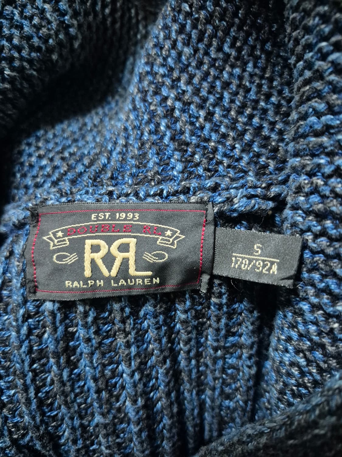 RRL 더블알엘 인디고 숄카라 가디건 상품이미지4