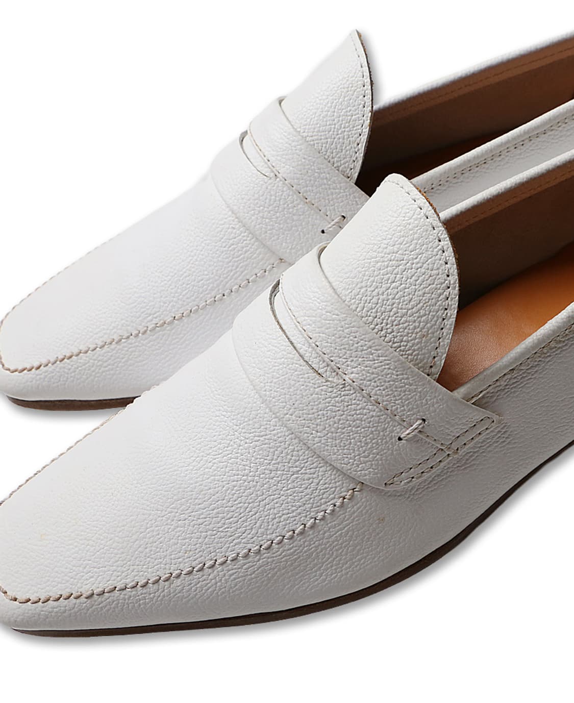 폴페따 [Polpetta] Moneta Lav.화이트 레더 패니로퍼 빔즈 상품이미지5