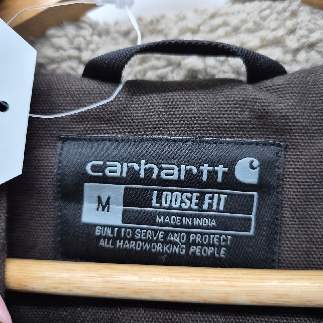 칼하트 쉐르파 디트로이트 워크 자켓 남성 M 상품이미지5