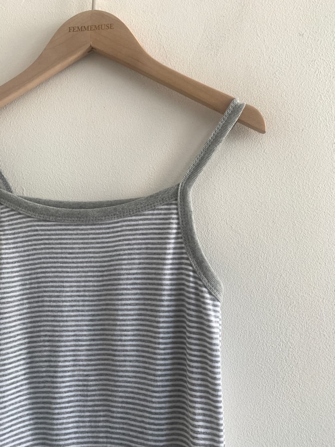 Stripe sleeveless top(grey) 상품이미지4