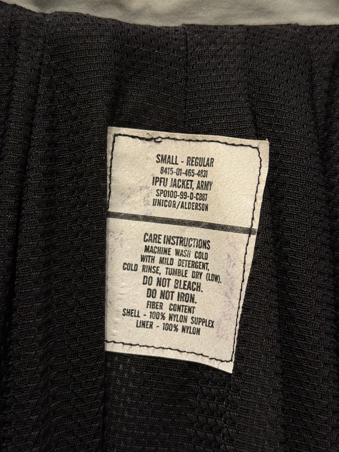 S) U.S. ARMY Original IPFU Training Jack 상품이미지6