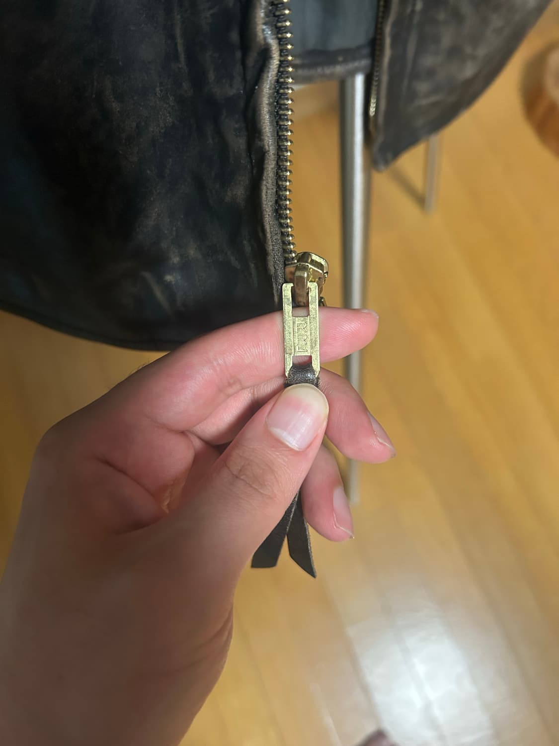 rrl 레더 모토 자켓 m 상품이미지3