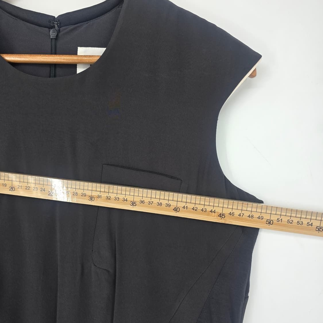 KUHO  짙은 회색 민소매 롱 블라우스 미니 원피스 S 상품이미지4