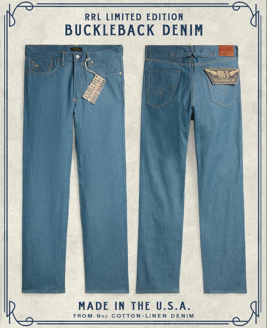 RRL 리미티드에디션 리지드 셀비지 진 31 상품이미지1