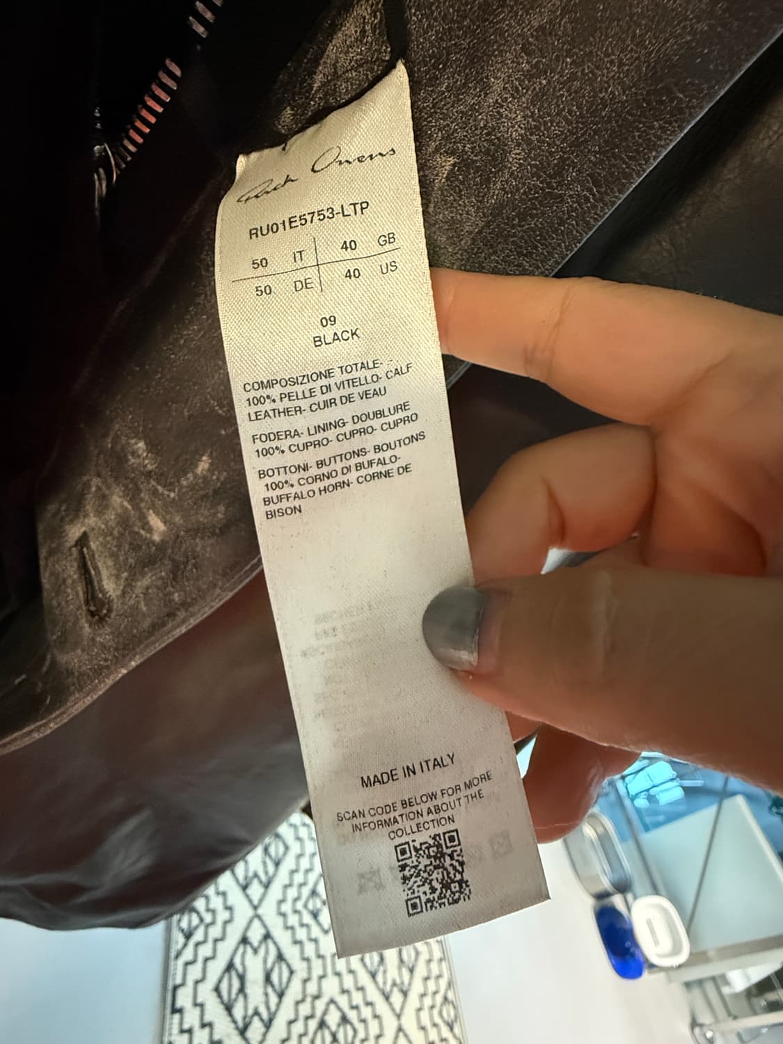 리도 가죽 자켓 ss2025 상품이미지5