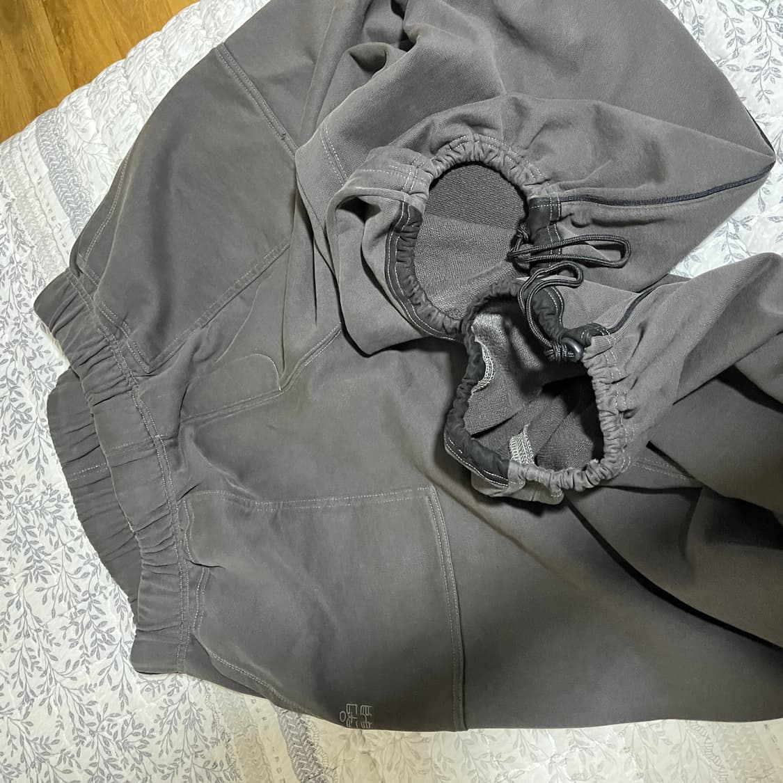 [4] 폴리테루 X 1011 퍼티그 스웻팬츠 / Washed Green 상품이미지3