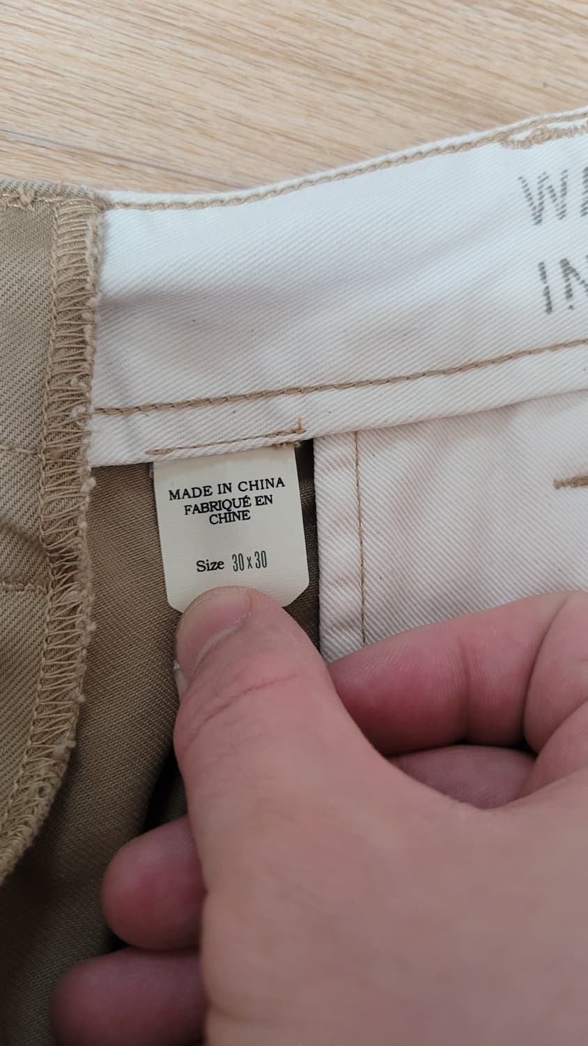 더블알엘(RRL) - 치노팬츠(뉴 밀리터리 카키) 30/30 사이즈 상품이미지6