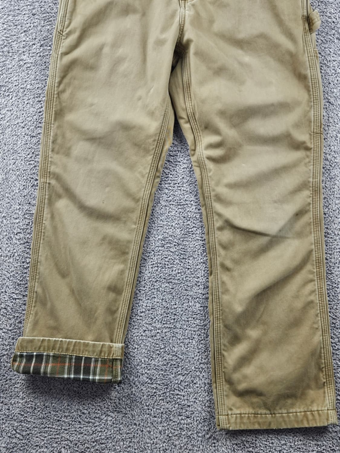 칼하트 헤비 플란넬 코튼 카펜터 워크 팬츠 ( 32X30 )/ 11102 상품이미지7