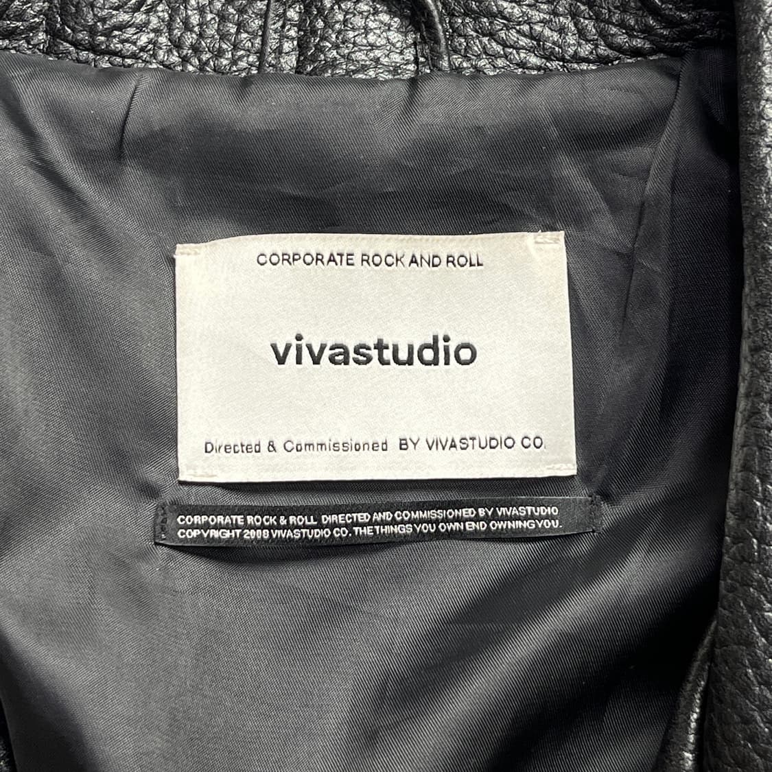 vivastudio 소가죽 라이더 자켓( 실측확인) 상품이미지2