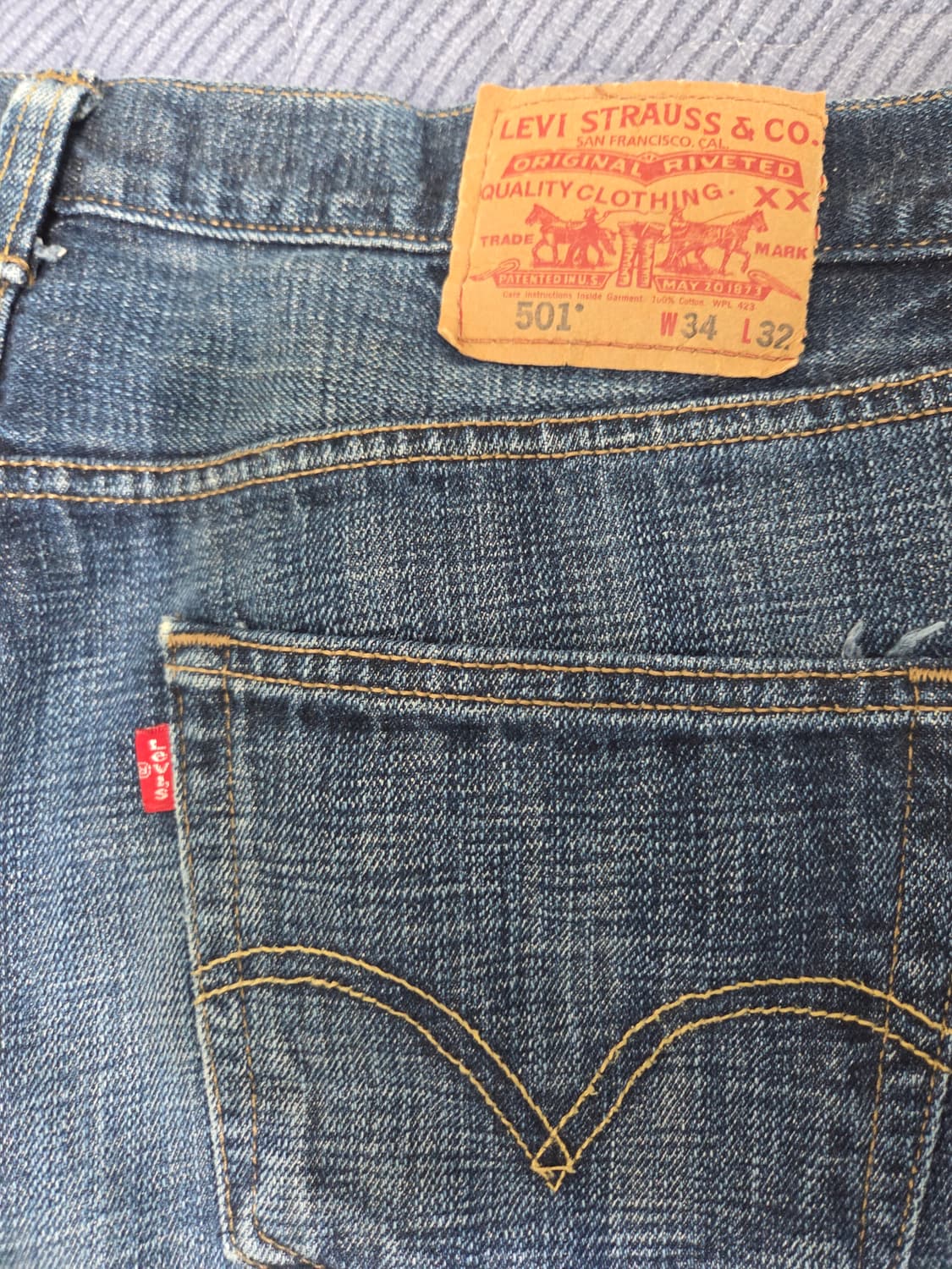 리바이스 501 90년대 W34 L32 상품이미지3