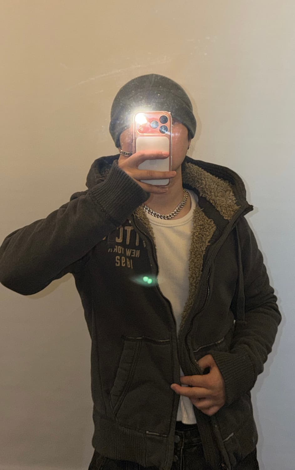 아베크롬비 대장급 양털 후드집업 상품이미지1