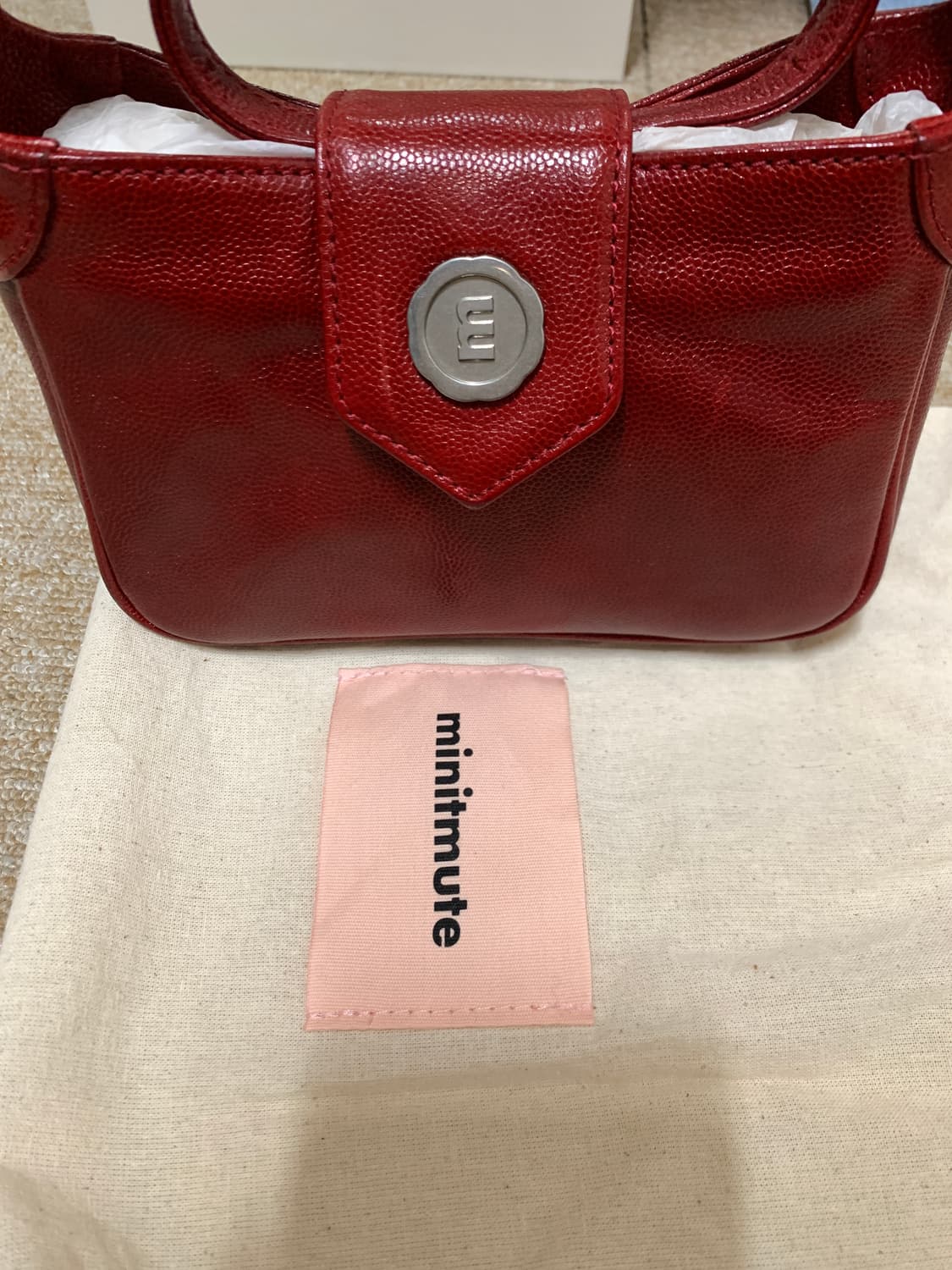 미닛뮤트 바톤 마이크로백 - 캐비어레드 상품이미지4