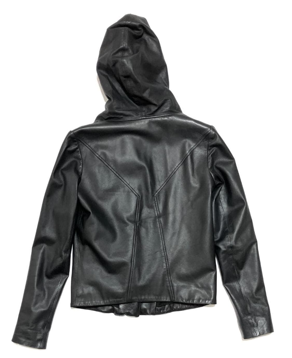 헬무트랭 램스킨 비대칭 라이더자켓 상품이미지2