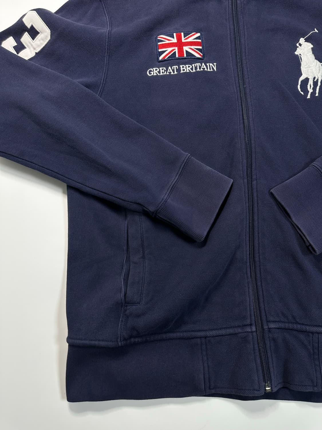 폴로 빅포니 브리튼 코튼 집업 자켓  상품이미지4