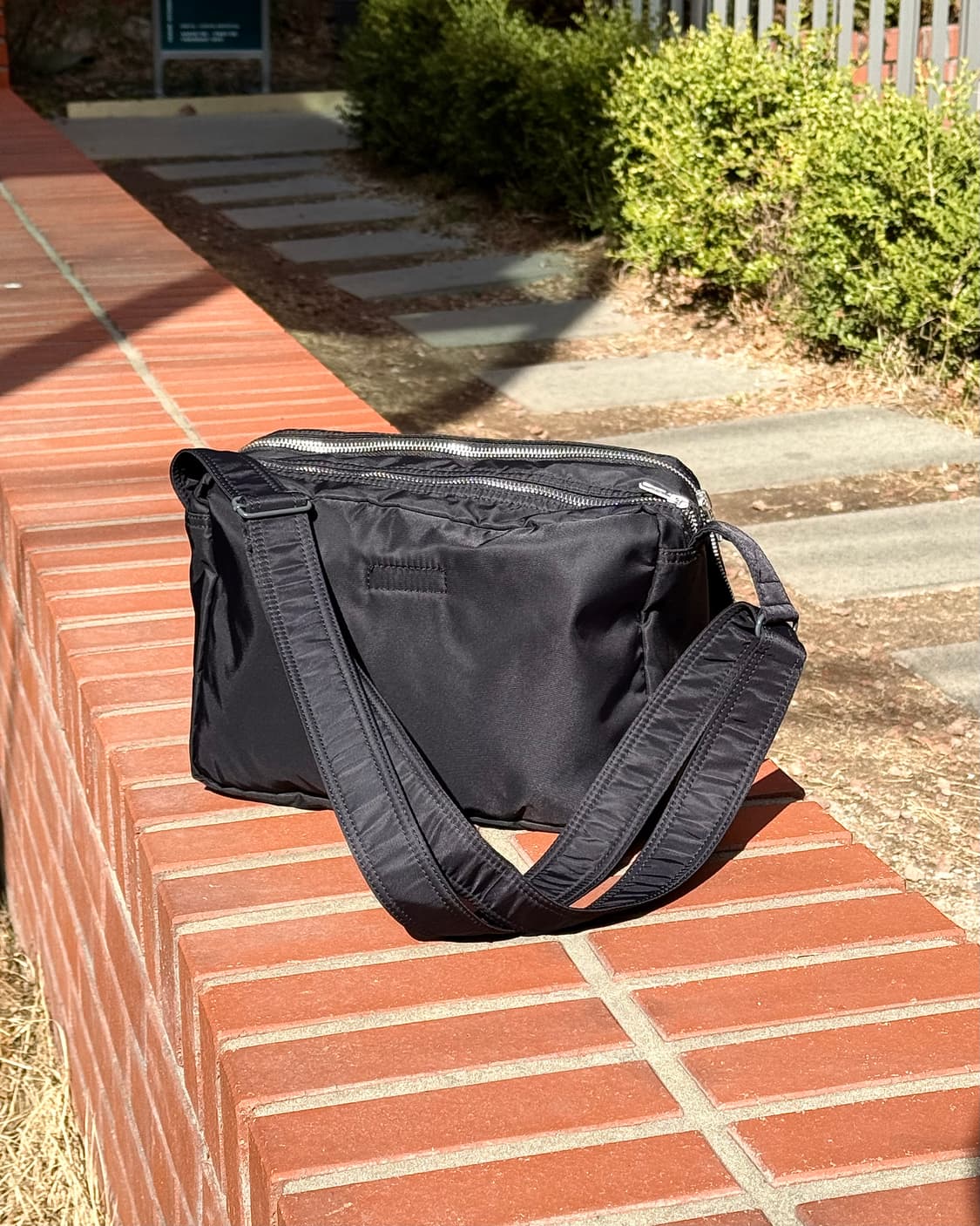 포터 탱커 블랙 나일론 pvc 키트 숄더 백 상품이미지2