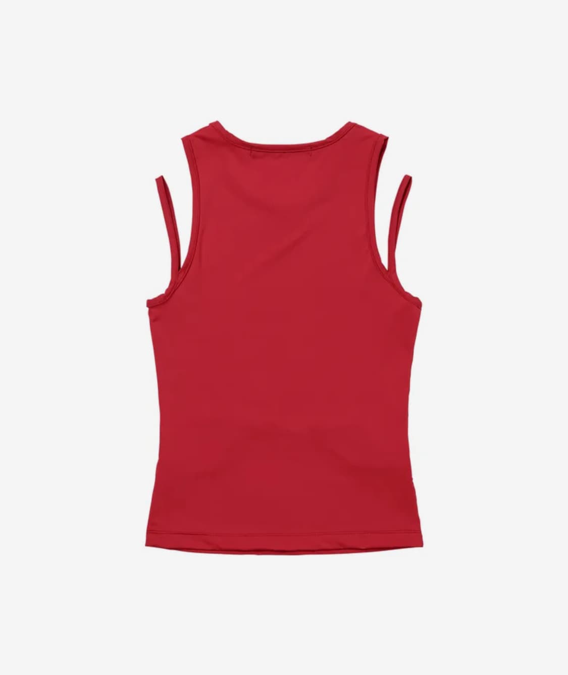 웰빙익스프레스 컷아웃 슬리브리스 레드 상품이미지2